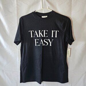 ON 34th “Take It Easy” Black Graphic Tee | Size Small | NWT